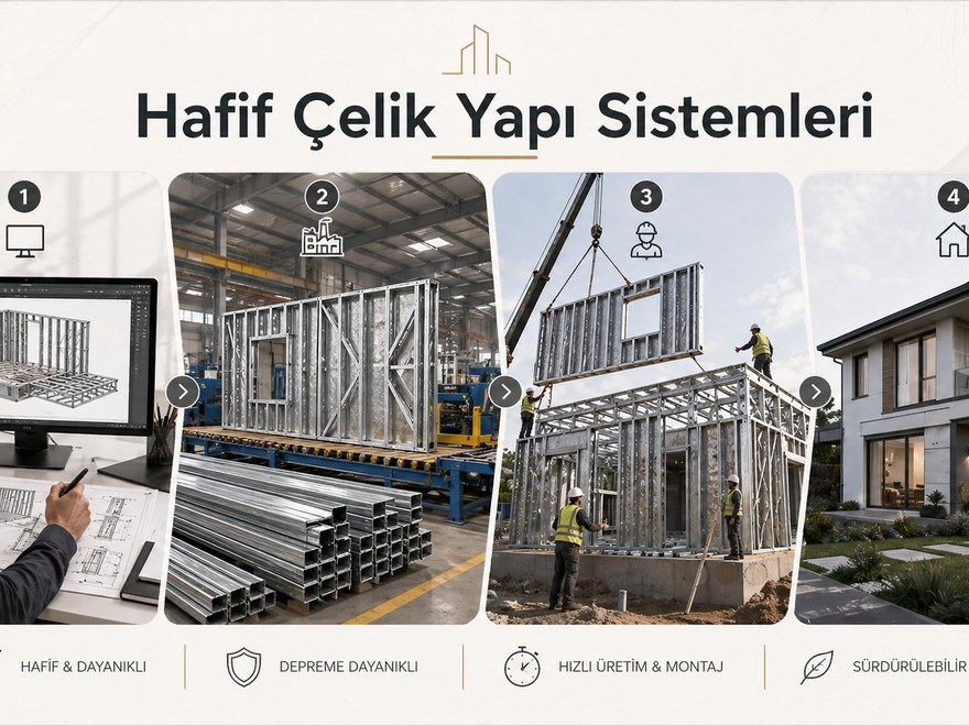 Hafif Çelik Yapı Sistemleri