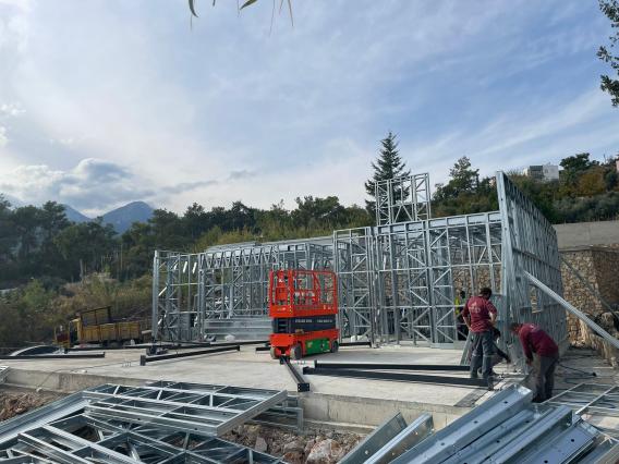 Hafif Çelik Çift Katlı Müstakil Konut Projesi